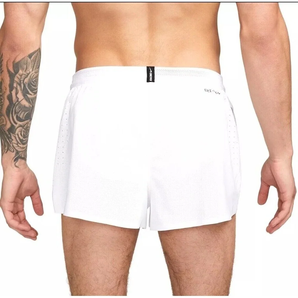 Nike 2023 Dri-FIT ADV AeroSwift 2" Racing Shorts White CJ7837-100 Men's Size XL - Picture 3 of 10